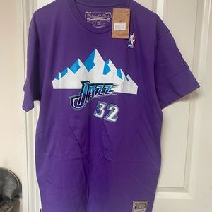 Utah Jazz Karl Malone T Shirt XL